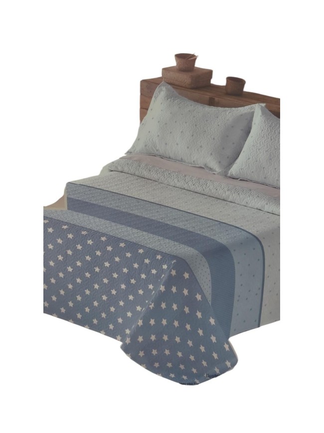 Colcha Bouti estrellas cama 90