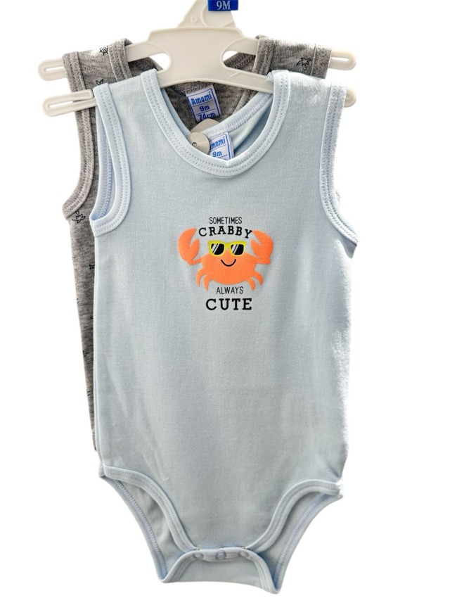 Pack 2 bodys cangrejo