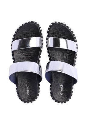 Chanclas metalizadas Amichi