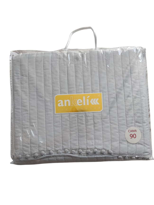 Colcha de verano bouti pompon 90cm