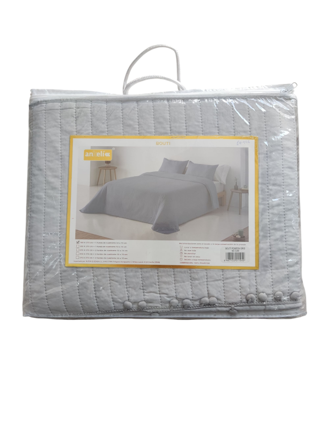 Colcha de verano bouti pompon 90cm