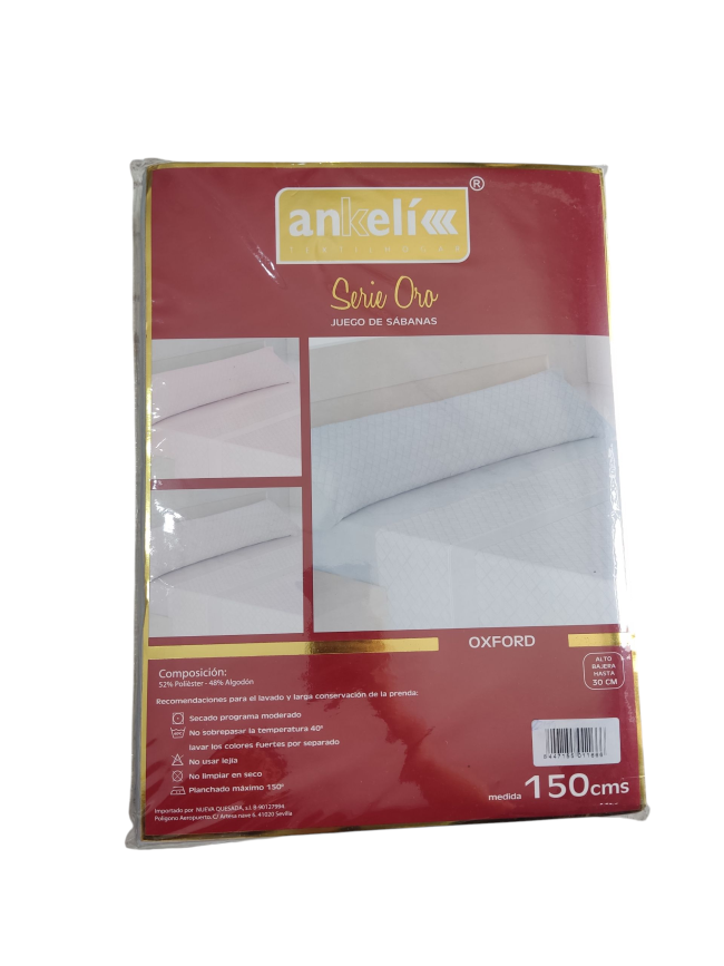 Juego sábanas ankelí 150cm