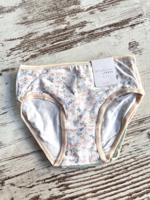 Pack 3 bragas niña flor