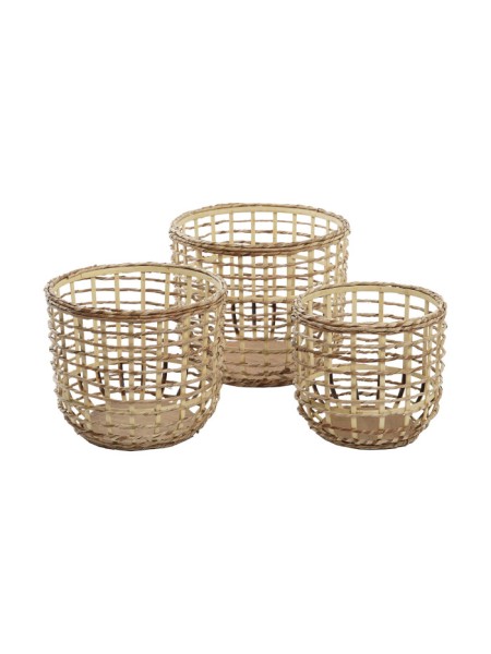 Cestas fibra de maíz