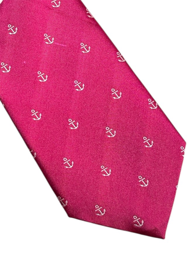 Corbata ancha ancla