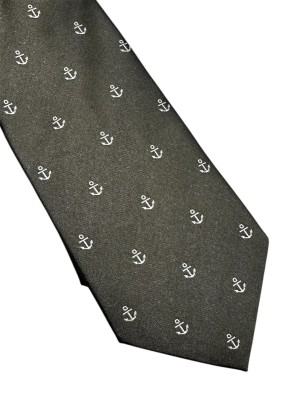 Corbata ancha ancla