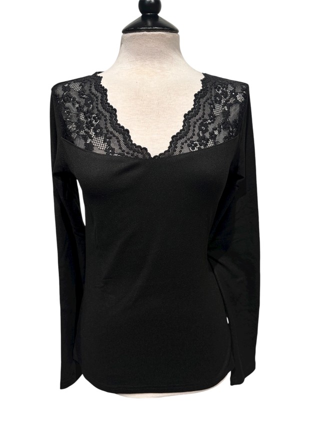 Camiseta Tress encaje Laura