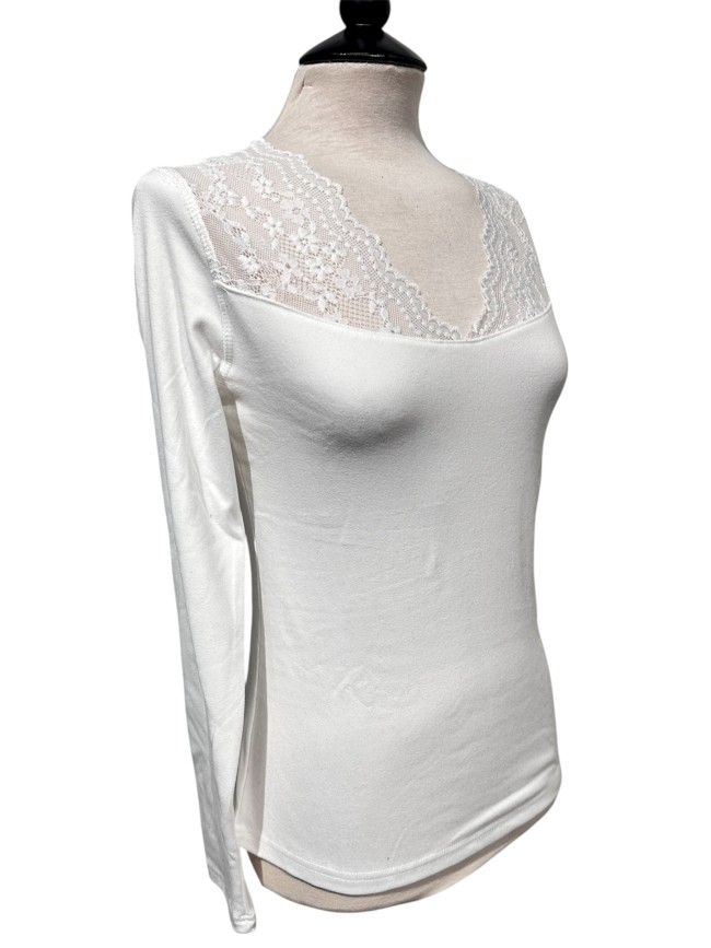 Camiseta Tress encaje Laura