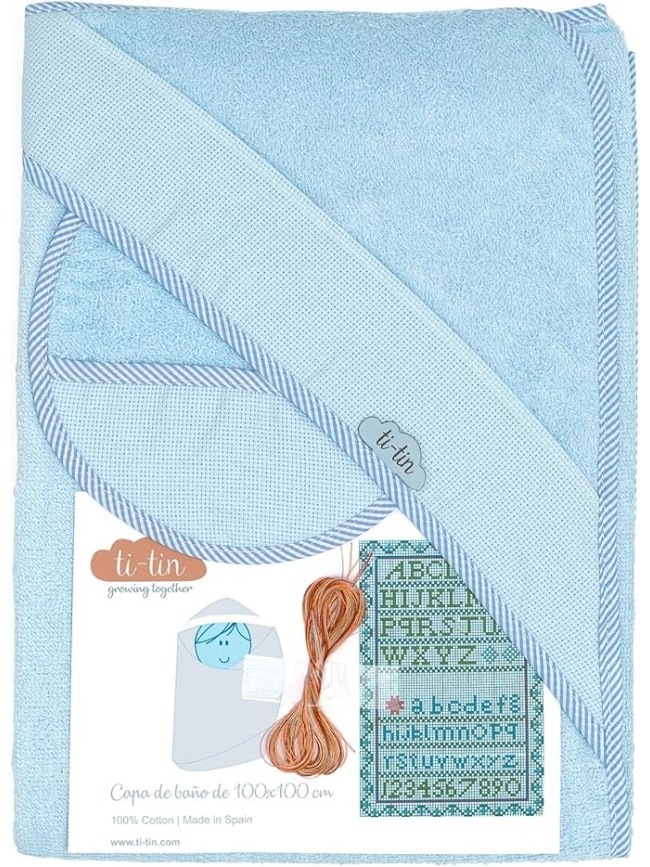 Capa de baño punto de cruz