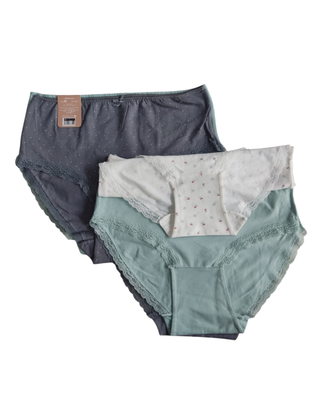 Pack 3 bragas Violet
