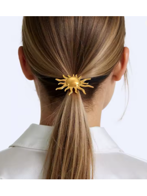 Gomillas del pelo figuras doradas