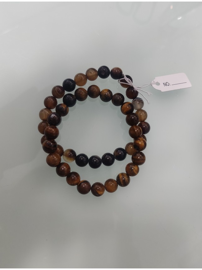 Pulseras bolas piedras