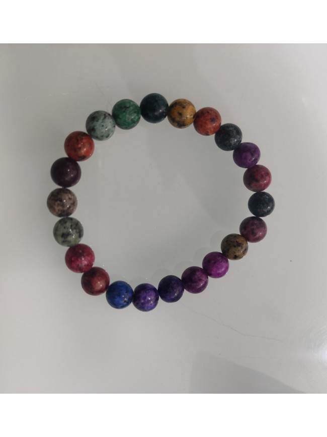 Pulseras bolas piedras