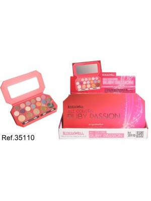 Paleta de sombras Ruby Passion