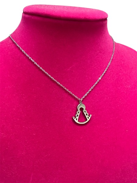 Gargantilla silueta Virgen del Rocío