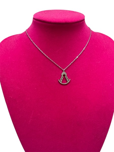 Gargantilla silueta Virgen del Rocío 2