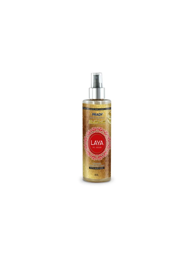 Spray brilli para cuerpo y cabello