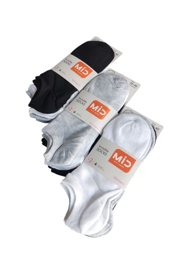 Pack calcetín tobillero 35-40