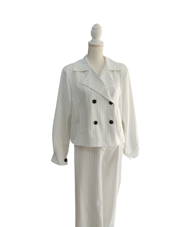 Chaqueta cruzada raya diplomática