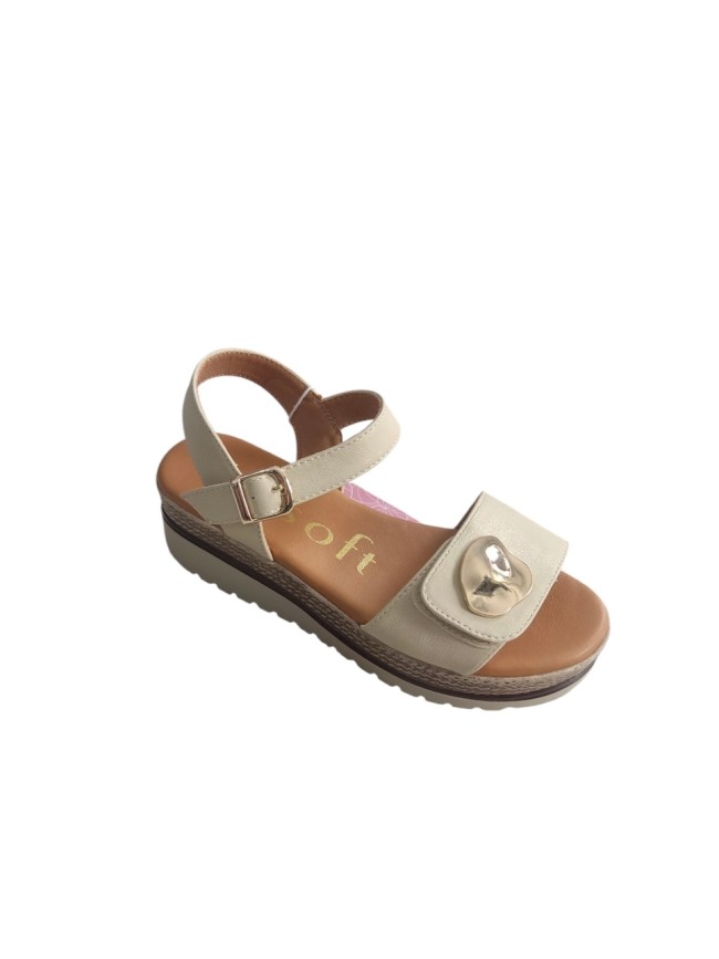 Sandalia cuña Mysoft