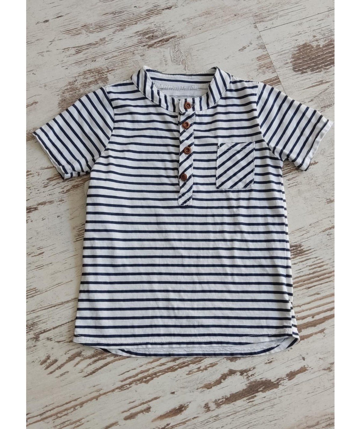 CAMISETA NIÑO CUELLO MUELA