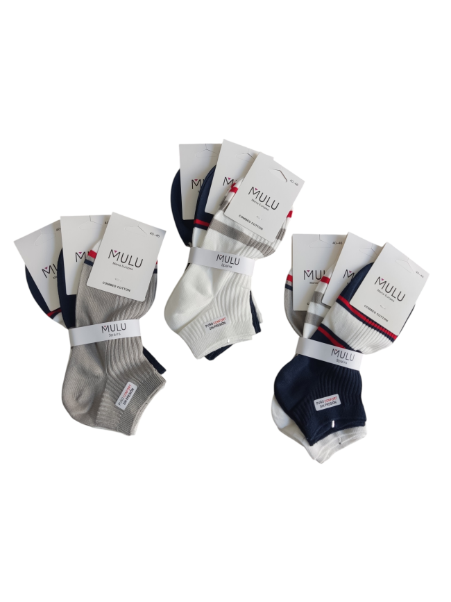 Pack calcetines tobillero Mulu 40-46