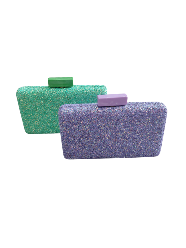 clutch purpurina Lidia