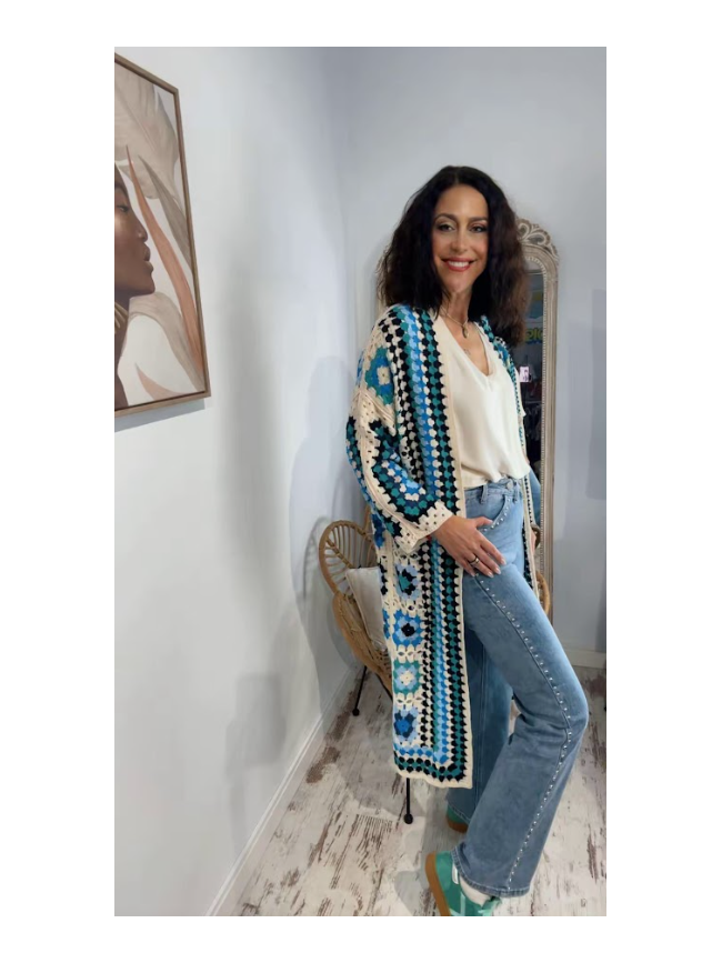 Cárdigan crochet Margarita