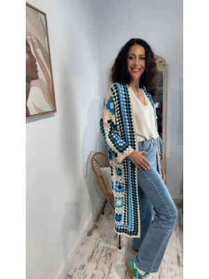 Cárdigan crochet Margarita
