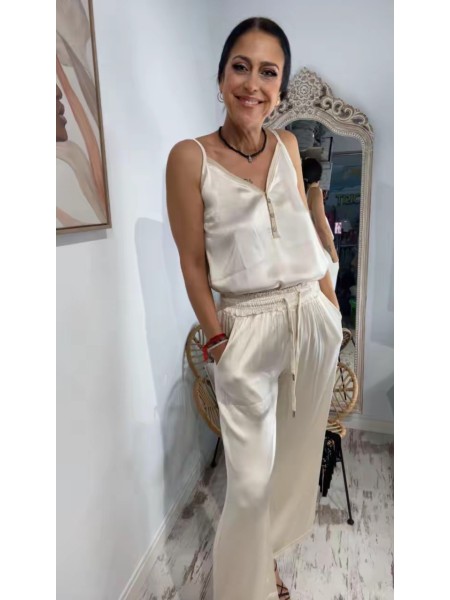 Conjunto palazzo y top Alana