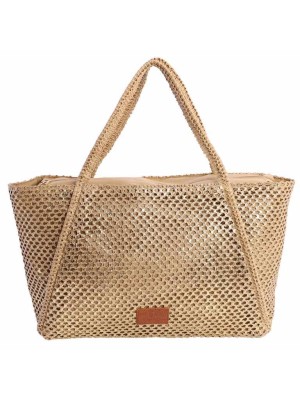 Bolso maxi Don Algodón rafia