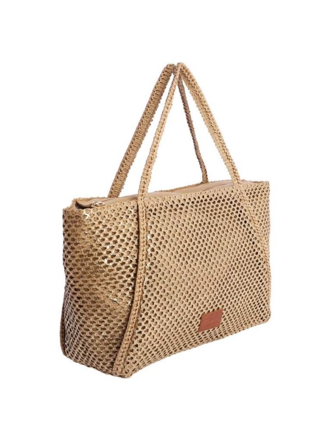 Bolso maxi Don Algodón rafia