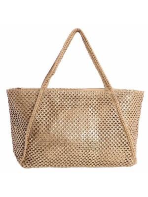 Bolso maxi Don Algodón rafia