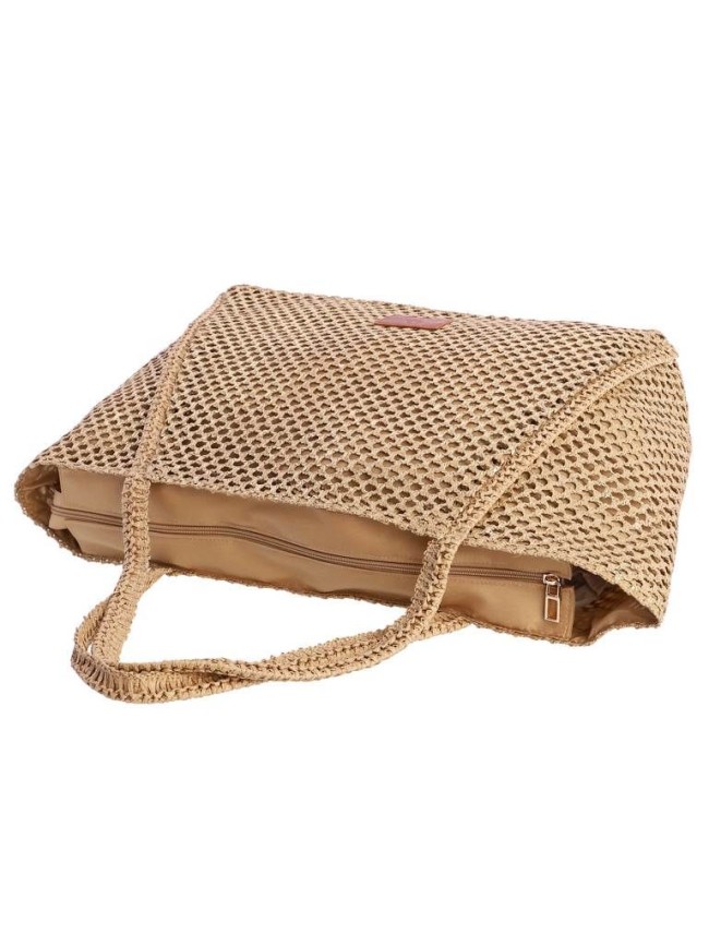 Bolso maxi Don Algodón rafia