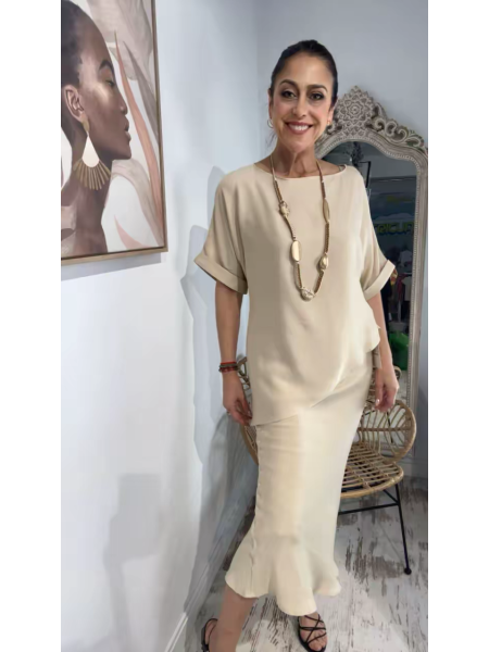 Conjunto falda y blusa Amelia