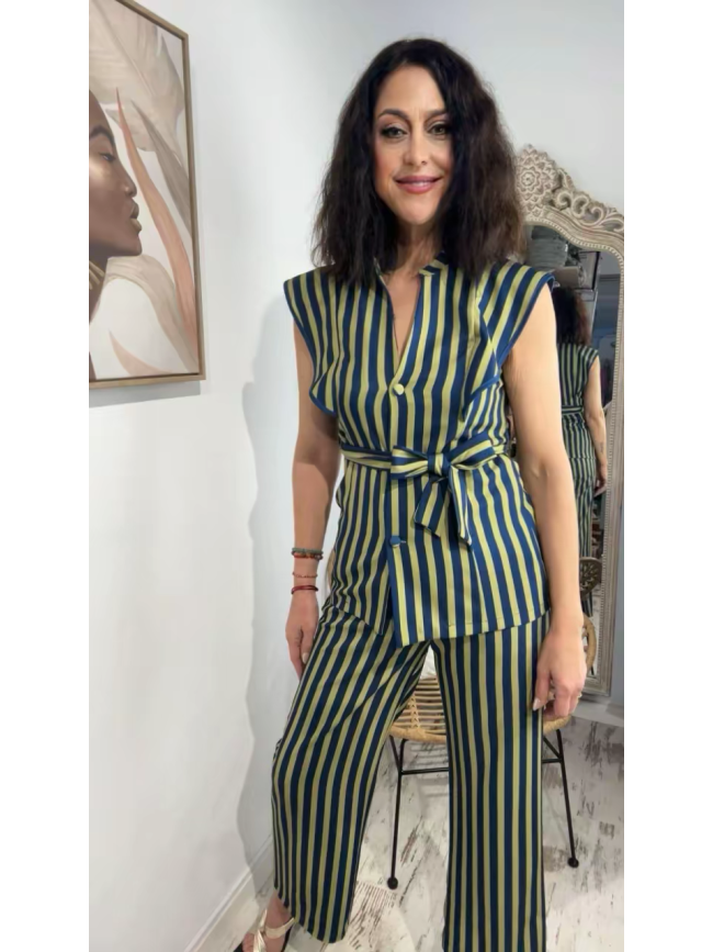 Conjunto Leticia rayas