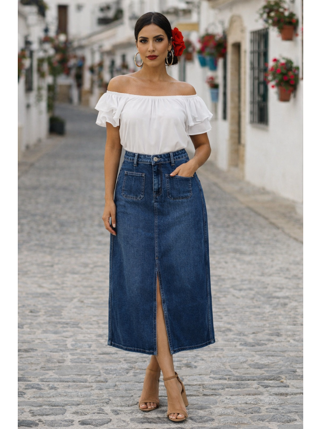 Falda vaquera Liss