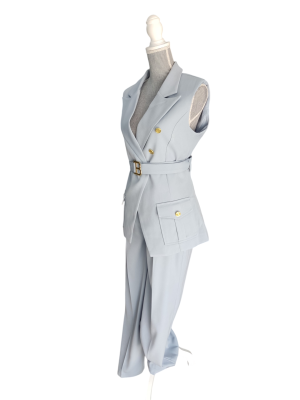 Conjunto chaqueta desmangada Mireia