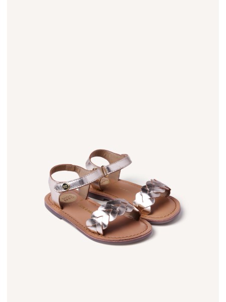 Sandalia Kinshasa niña piel trenzada Gioseppo 2