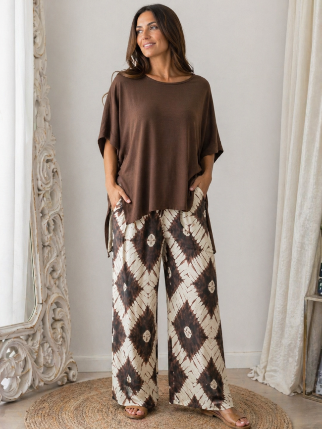 Conjunto Carmen blusa over