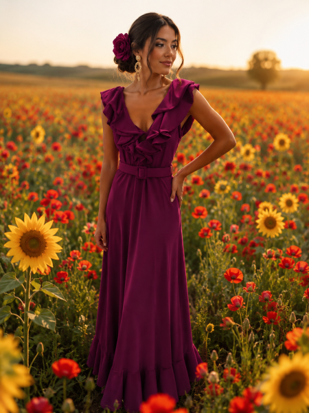 Bata de flamenca Amapola