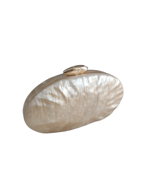 Bolso de fiesta nácar