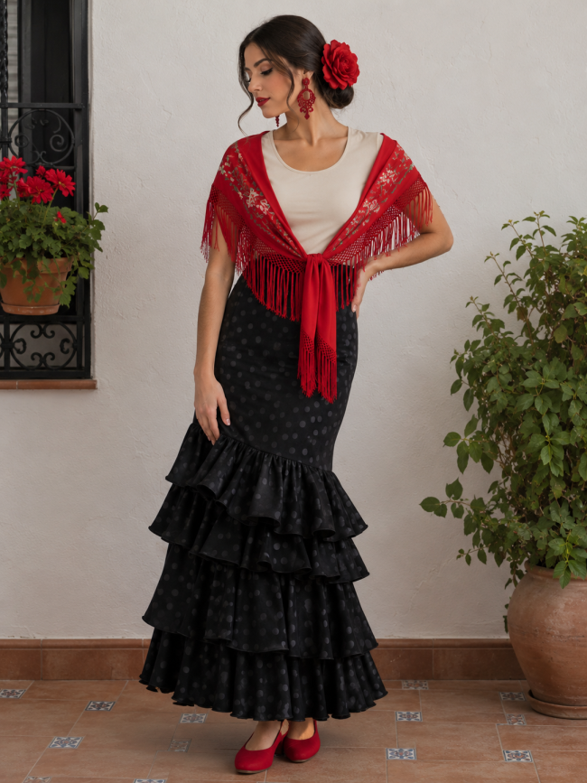Falda Nerea canastera
