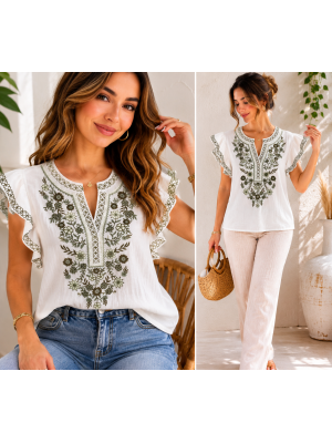 Camiseta Alma bordada