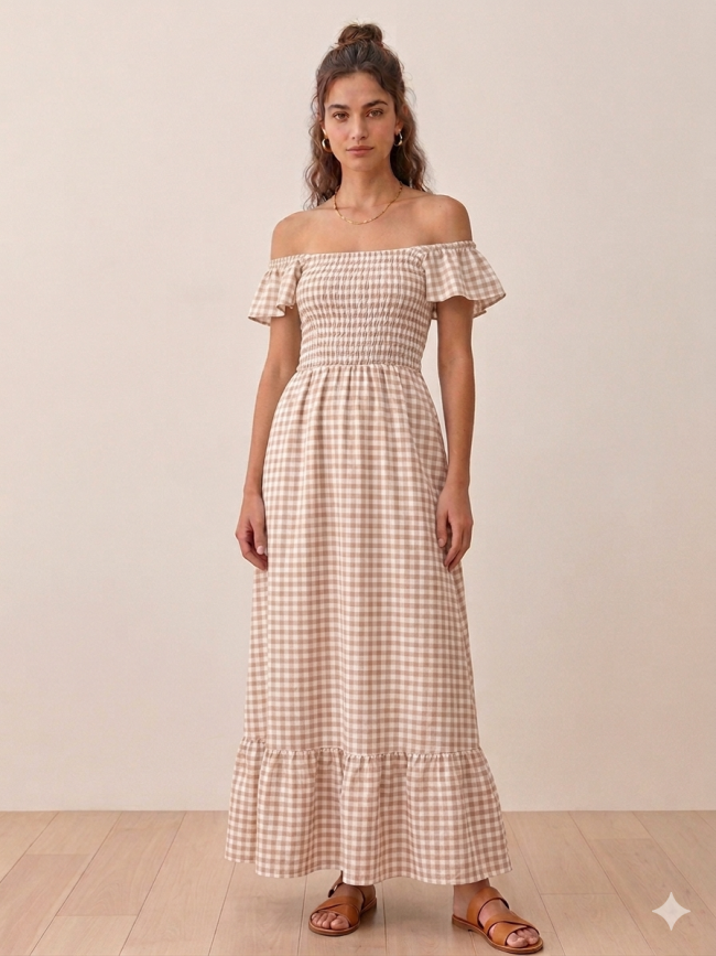 Vestido vichy Almudena