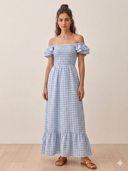 Vestido vichy Almudena