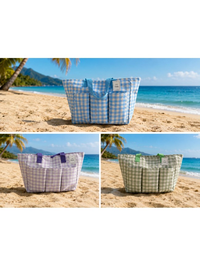 Bolso vichy playa