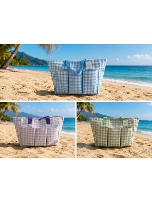 Bolso vichy playa