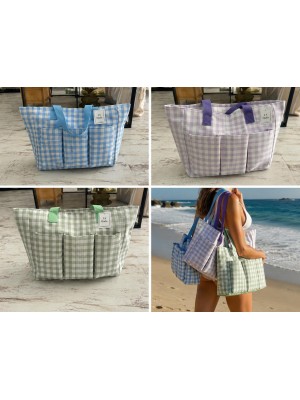 Bolso vichy playa