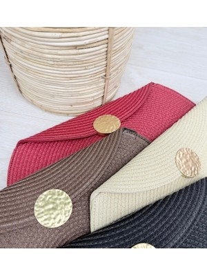 Bolso de mano rafia